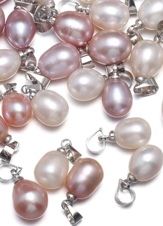 Mounted Rice Pearl