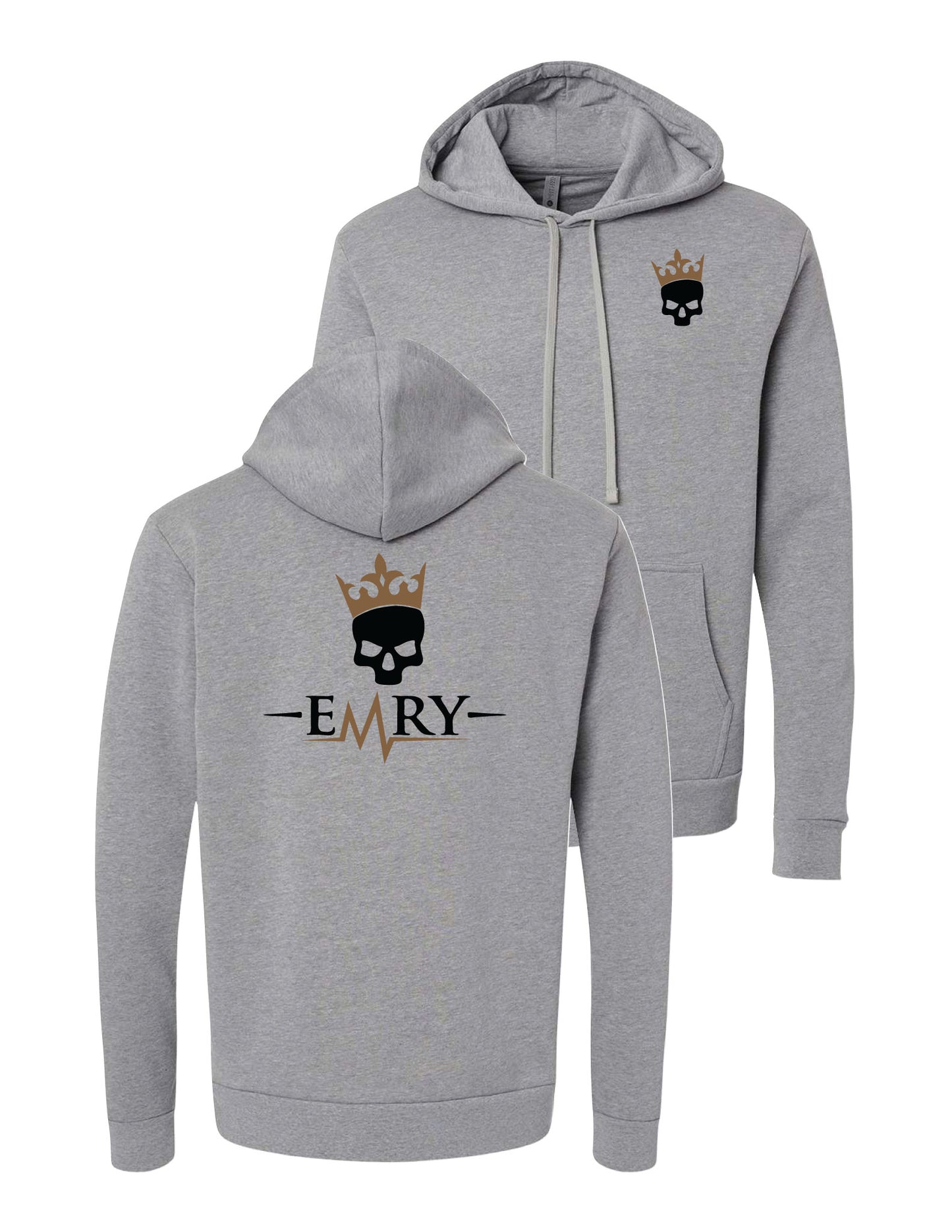 EMRY, Hoodie, Heather Grey