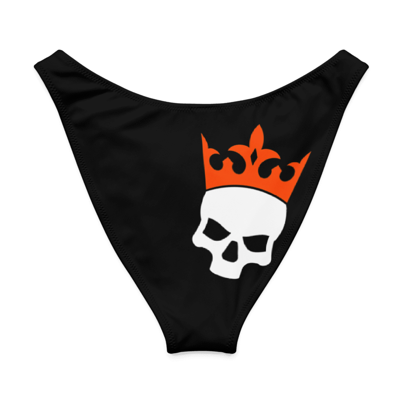 Trick or Treat Recycled V-cut bikini bottom